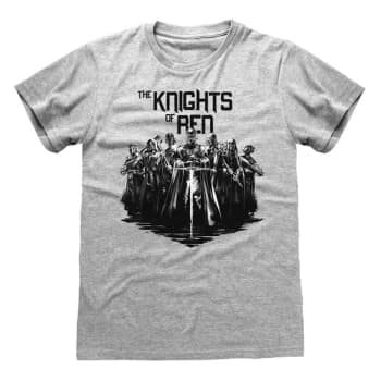 Star Wars IX - Knights Of Ren Unisex Large T-Shirt - Grey