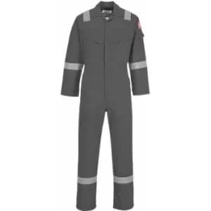 Portwest FR50 Grey Sz XS Regular Flame Resistant Anti-Static Boiler Suit Coverall Overall