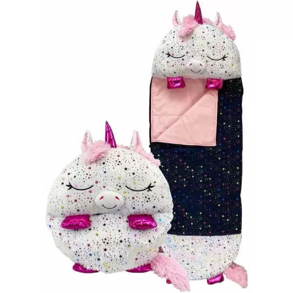 Happy Nappers Shimmer Unicorn Large Sleeping Bag