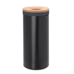 Brabantia Laundry Bin Cork Lid 35 Litre Black