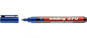 Edding 370 Permanent Marker Bullet 1.0mm Line Blue PK10