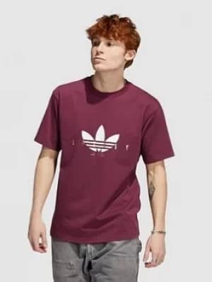 Reebok Training Essentials Piping T-Shirt, Navy Size M Men