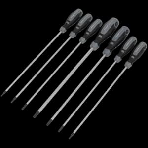 Sealey 7 Piece Long Reach Torx Screwdriver Set