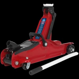 Sealey 1050CXLE Yankee Low Entry Short Chassis Trolley Jack 2 Tonne