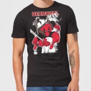 Marvel Deadpool Max Mens T-Shirt - Black