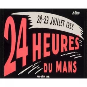 Vintage Metal Sign 24 Heures Du Mans Racing Poster