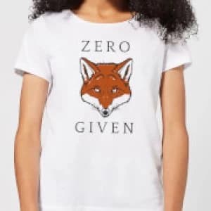 Zero Fox Given Womens T-Shirt - White - 3XL