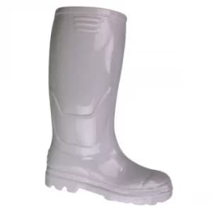 Ceramic Wellington Boot Planter White 36cm