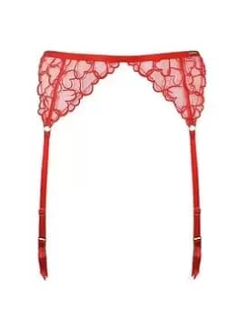 BlueBELLA Valentina Suspender - Red, Size 10, Women