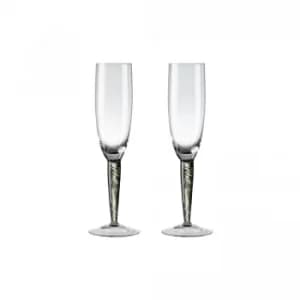 Jet Set Of 2 Champagne Flutes