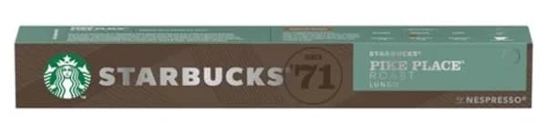 Starbucks Pike Place Roast Coffee 10 Pods