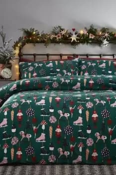 Baubles Duvet Cover and Pillowcase