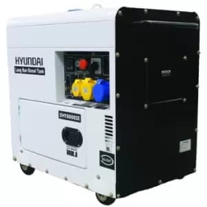 Hyundai - DHY8000SELR 6kW/7.5kVA Long Run Standby Single Phase Diesel Generator