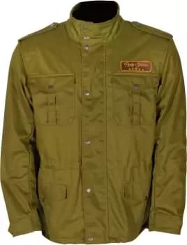 Rusty Stitches Micky Motorcycle Textile Jacket, green Size M green, Size M