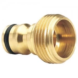 Draper Expert Brass Hose Pipe Accessory Connector 3/4" / 19mm Pack of 1