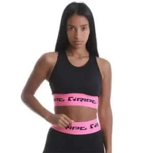 Ript Crop Top Ladies - Black