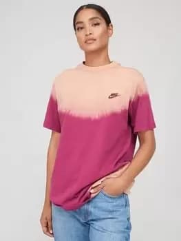 Nike NSW Essential + T-Shirt - Pink, Size S, Women