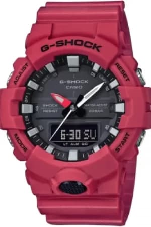 Mens Casio G-Shock Alarm Chronograph Watch GA-800-4AER