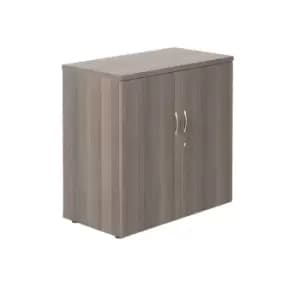 Multi - Purpose Grey Oak Wooden Cupboard with 2 Shelves - 800mm