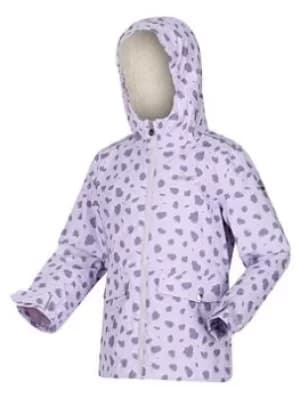 Boys, Regatta Kids Bixby Waterproof Jacket, Lilac Multi, Size 13 Years