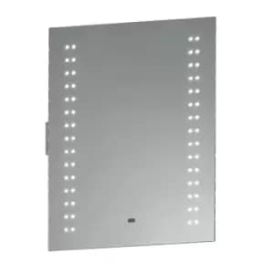 Bathroom Wall Light IP44 - Mirrored Glass & Matt Silver Paint - 60 x 0.16W