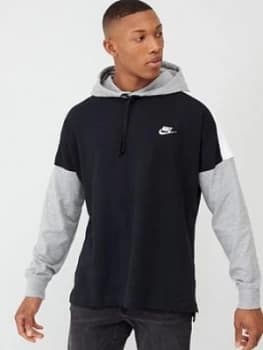 Nike Overhead Jersey Hoodie - Black/Grey