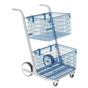 Medium Capacity Mail Trolley with upto 50KG Capacity GreyBlue