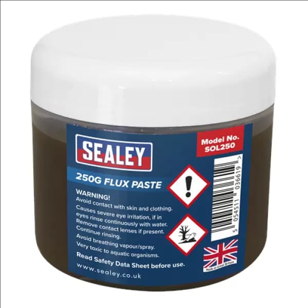Genuine SEALEY SOL250 Flux Paste 250g Tub