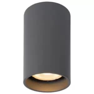 Lucide Lighting - Lucide delto - Surface Mounted Ceiling Spotlight - Ø5.5cm- LED Dim to warm - GU10 - 1x5W 2200K/3000K - Grey