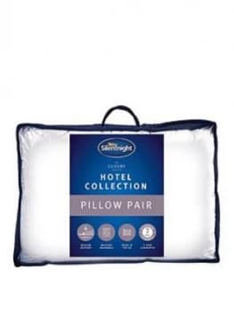 Silentnight Luxury Collection Sateen Stripe Pillow Pair