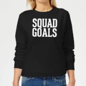 Squad Goals Womens Sweatshirt - Black - 4XL - Black