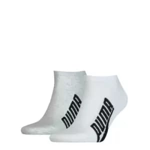 Puma 2 Pack BWT LS Sneaker Socks - White