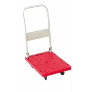 Folding Platform Trolley 600 x 385 x 820 FixedSwivel Castors