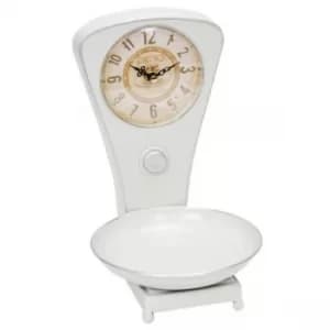 HOMETIME? Vintage Kitchen Scales Mantel Clock