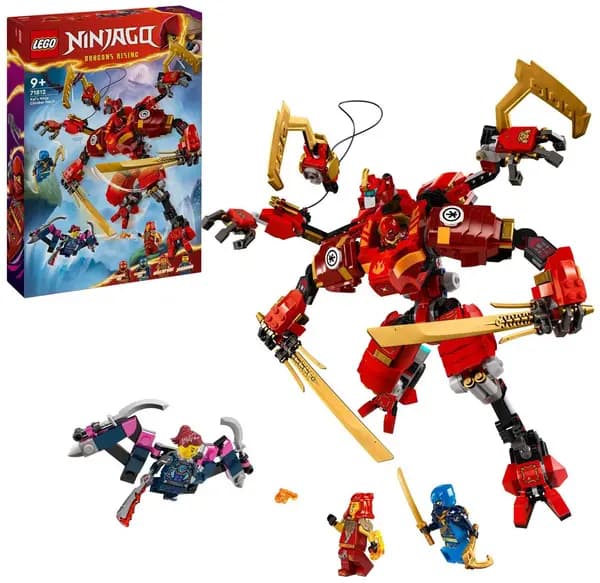 LEGO NINJAGO Kai's Ninja Climber Mech Action Figure 71812