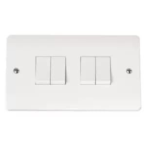 Mode 4 Gang 2 Way Light Switch - CMA019 - 216699