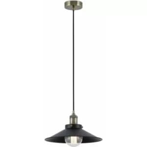 Black hanging lamp Marlin 1 bulb