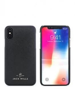 Jack Wills Saffiano Inlay Shell Apple iPhone 678 Plus Wray Black
