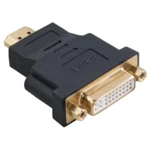 Hama DVI HDMI Adapter, HDMI plug - DVI socket, gold-plated, shielded