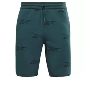 Reebok Identity Vector Fleece Shorts Mens - Green