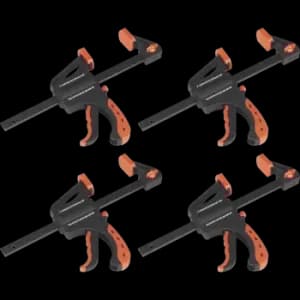 Sealey Ratchet Bar Clamp Pack of 4 150mm 63mm