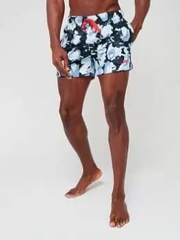 HUGO Memo Swimshort, Blue Size M Men