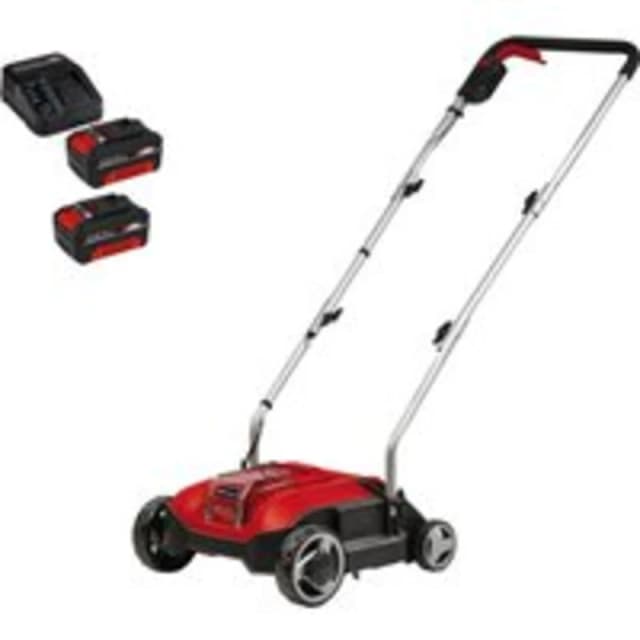 Einhell GC-SC 18/28 Li 18v Cordless Brushless Lawn Scarifier 280mm GE-SC 18/28 Li Batteries: 2 x 4ah Li-ion