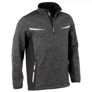 Trade Elmhurst II Grey Marl 1/4 Zip Jumper - XL