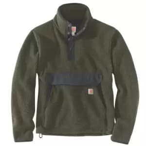 Carhartt Mens Relaxed Fit Pullover Sherpa Fleece Jacket L - Chest 42-44' (107-112cm)