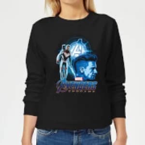 Avengers: Endgame Hawkeye Suit Womens Sweatshirt - Black
