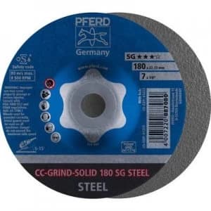PFERD 64185180 Cc-Grind-Solid Sg Steel Grinding disc 180 mm 10 pc(s)