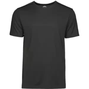 Tee Jays Mens Luxury Sport Tee (3XL) (Dark Grey)
