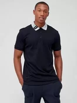 BOSS Paddy 1 Collar Logo Polo Shirt - Dark Blue, Dark Blue, Size XL, Men