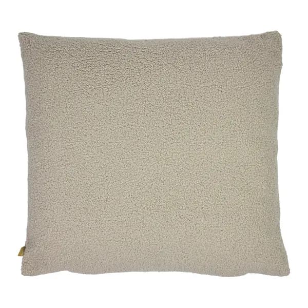 Malham Fleece Square Cushion Latte, Latte / 50 x 50cm / Feather Filled